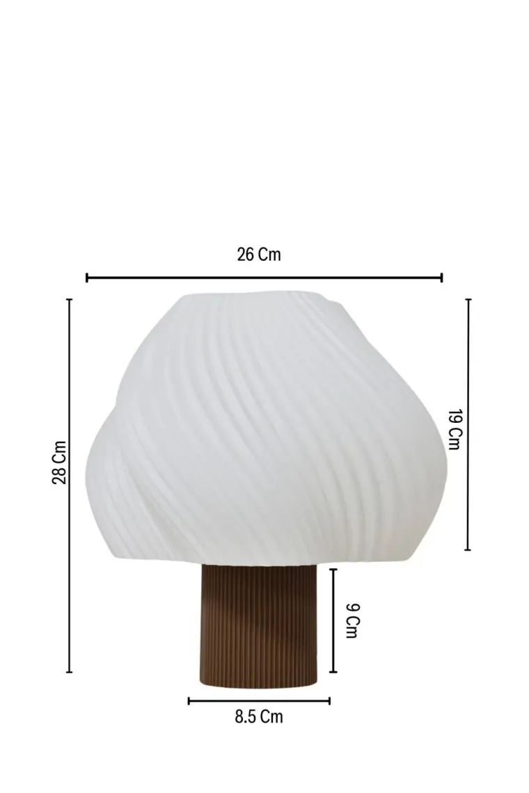 Deep Concept Creamaura Modern Kahverengi Abajur