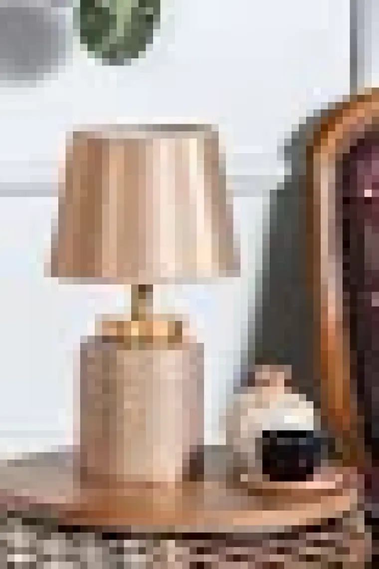 Hmydesign Grande Seramik Abajur Gri Gold