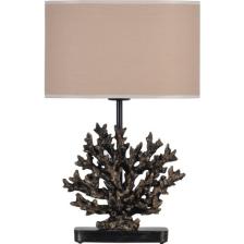 Qdec Modern Dizayn Mercan Abajur Gold Bej