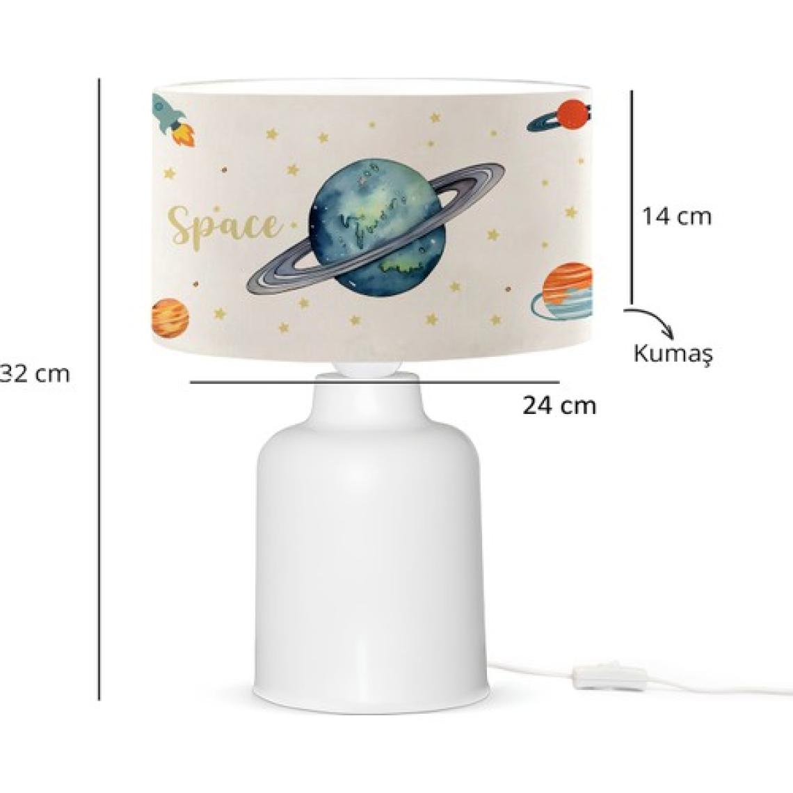 Homing Kids Space Uzay Temalı Çocuk Odası Abajur 241290