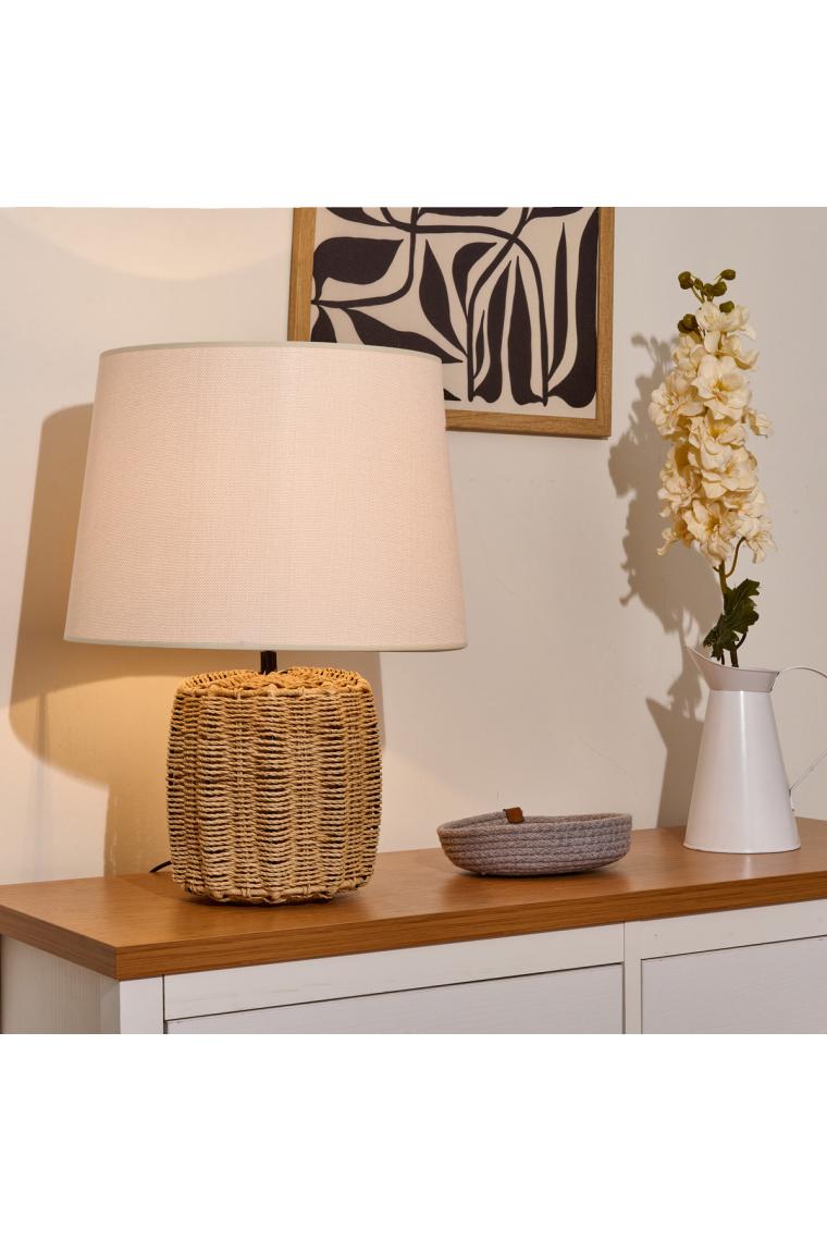 Lighting Santo Abajur - Kahverengi / Beyaz - 45X30 cm