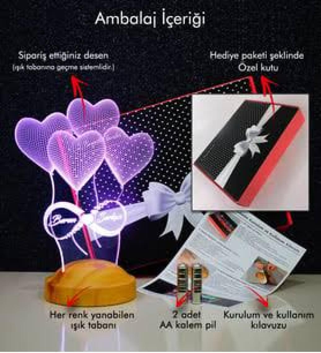 Sevgi Lambası F35 Savaş Uçağı Kişiye Özel Uçak Led Lamba