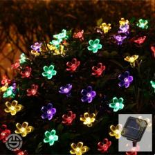 Techno Smart  50 Ledli 8 Modlu Solar Çiçekli Rgb Bayçe Aydınlatma Dekorasyon Güneş Enerjili