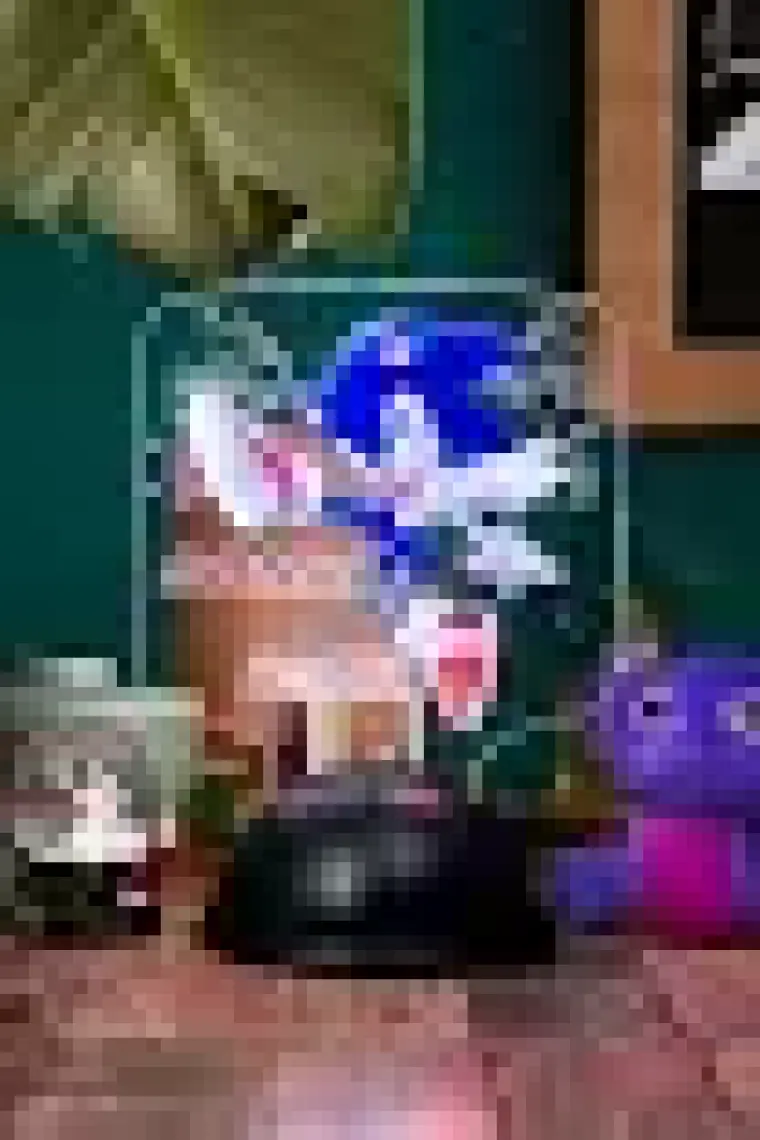 Sevgi Lambası Kirpi Sonic Hediyesi, Çocuk Odası Süper Sonic Hediyesi Isimli LED Lamba, Sonic Tasarım LED Lamba