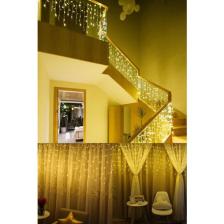 Technosmart 3x1 Metre Perde LED Animasyonlu 12 Saçaklı Kablolu Fişli Eklenebilir 8 Fonksiyonlu