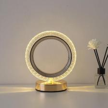 Torima Lw-24 Şarjlı Yuvarlak Kristal Elmas Masa Lambası Akrilik LED Gece Lambası