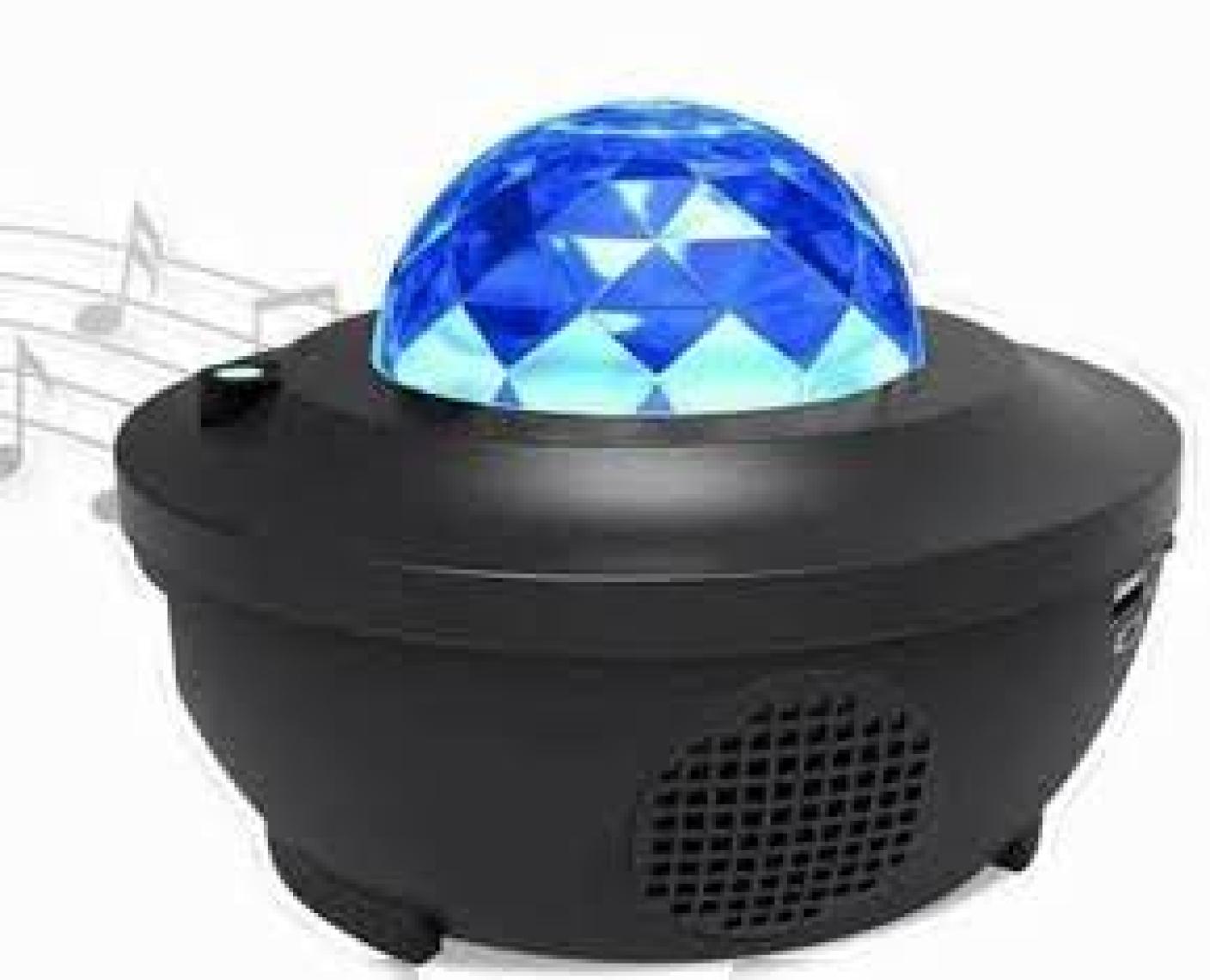 Triline LED Yıldız Bluetooth USB Projektör Okyanus Dalgası Gece Lambası
