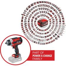 Einhell Professional Akülü Darbeli Somun Sıkma IMPAXXO 18/400 Power X-Change (Li-Ion, 18 V, 400 Nm, 3 Vitesli Şanzıman, Kömürsüz Motor, Akü ve Şarj Cihazı Dahil Değildir) - 4510070