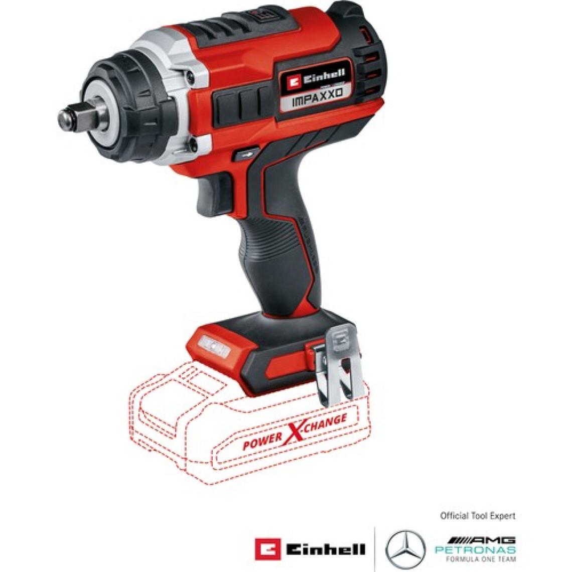 Einhell Impaxxo 18/400 Solo Akülü Darbeli Somun Sıkma Makinesi