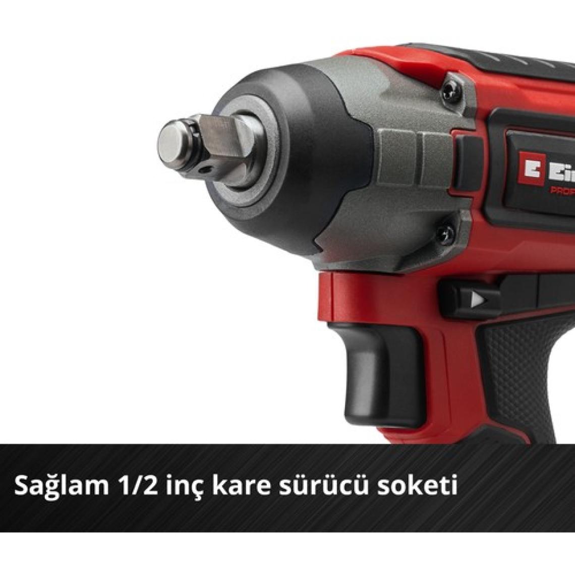 Einhell Akülü Darbeli Somun Sıkma IMPAXXO 18/230 Power X-Change (Li-Ion, 18 V, 230 Nm, Kömürsüz Motor, Akü ve Şarj Cihazı Dahil Değildir) - 4510080