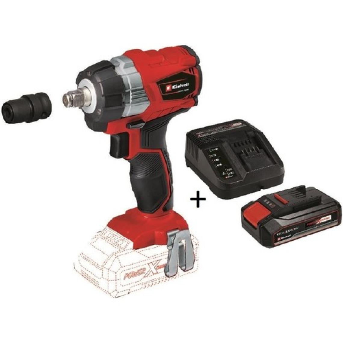Einhell Te-Cw 18 Li Bl  Akülü Şarjlı Somun Sıkma Kömürsüz + 2.5 Ah Starter Kit