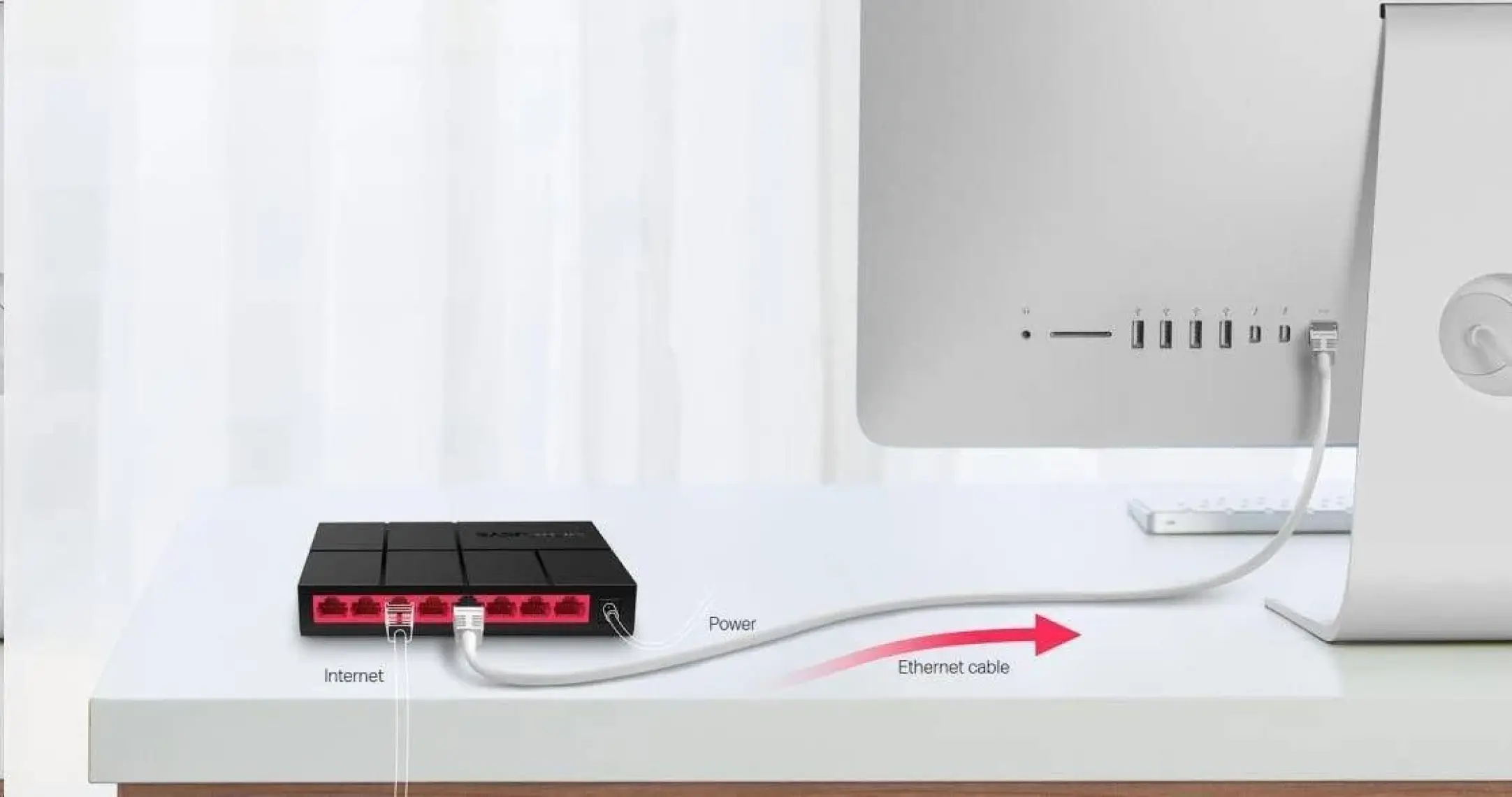 Mercusys MS108G 8 Port 10/100/1000 Gigabit Plastik Kasa Switch