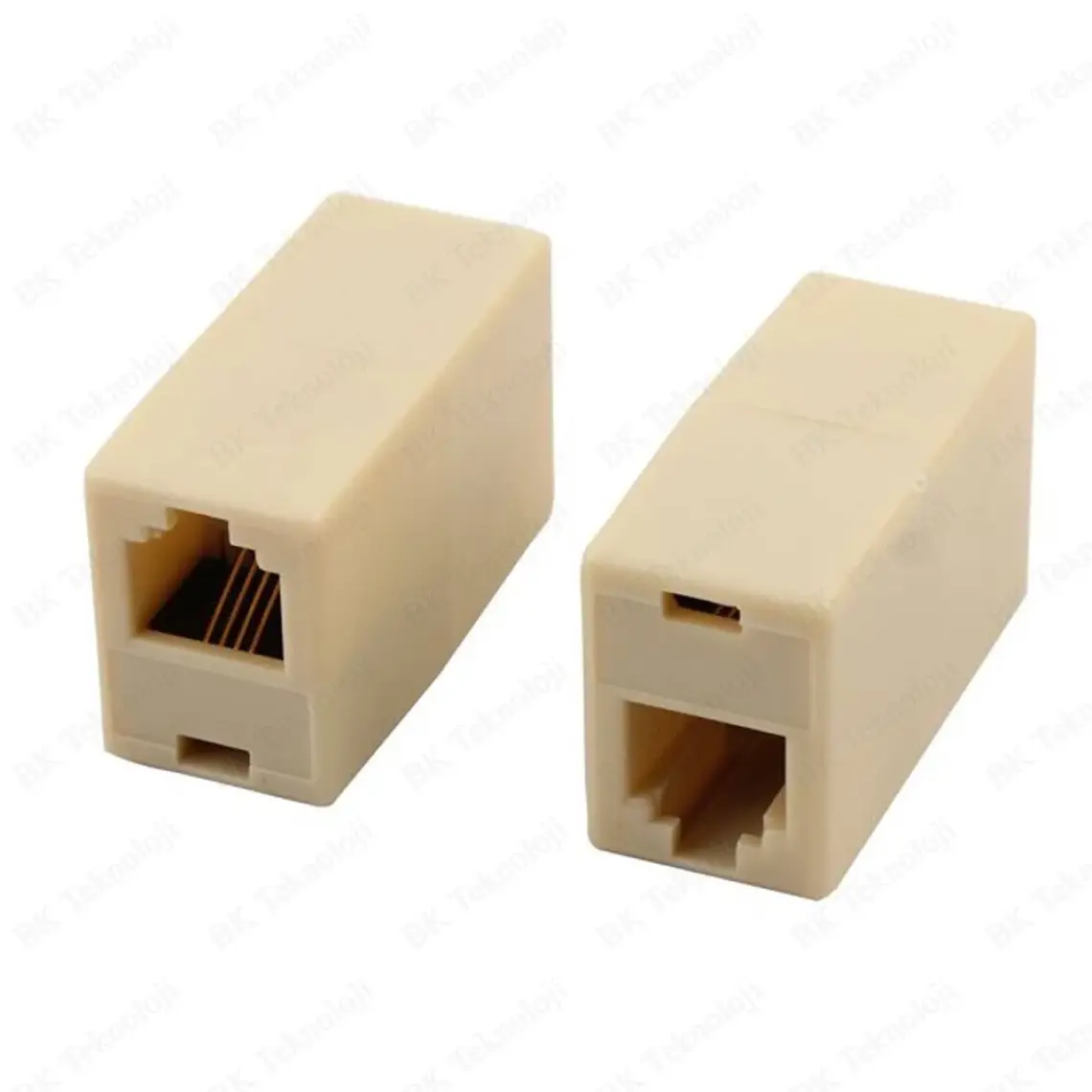 RJ11 6P4C Dişi Dişi Adaptör Telefon Kablosu Uzatma Aparatı