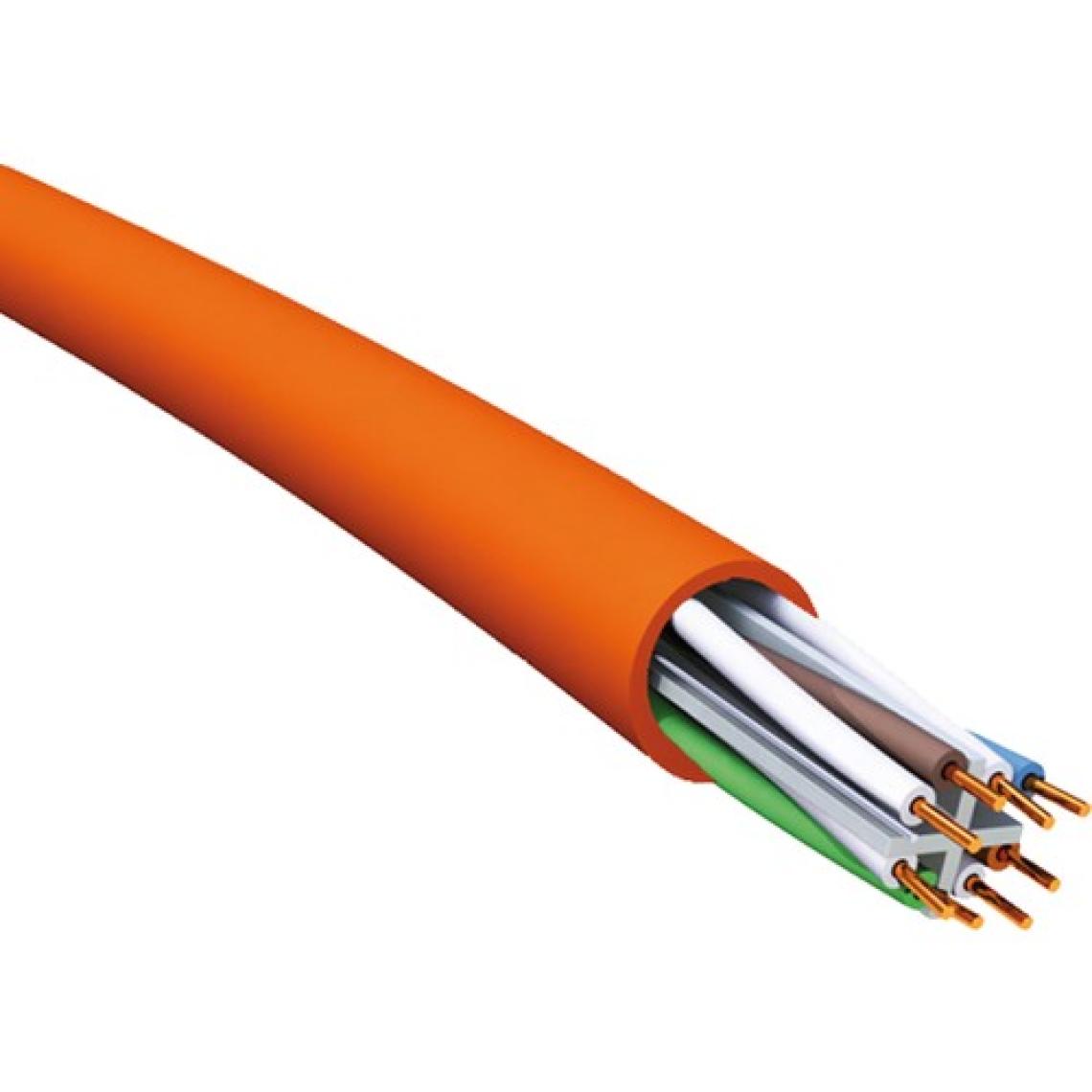 Nexans Cat 6  Network Data Internet ve Veri Iletim Kablosu 305 M ( Turuncu)