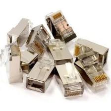 Vwin 50 Adet Metal RJ45 Cat6 Ftp Jack Soket Network Ucu Konnektör