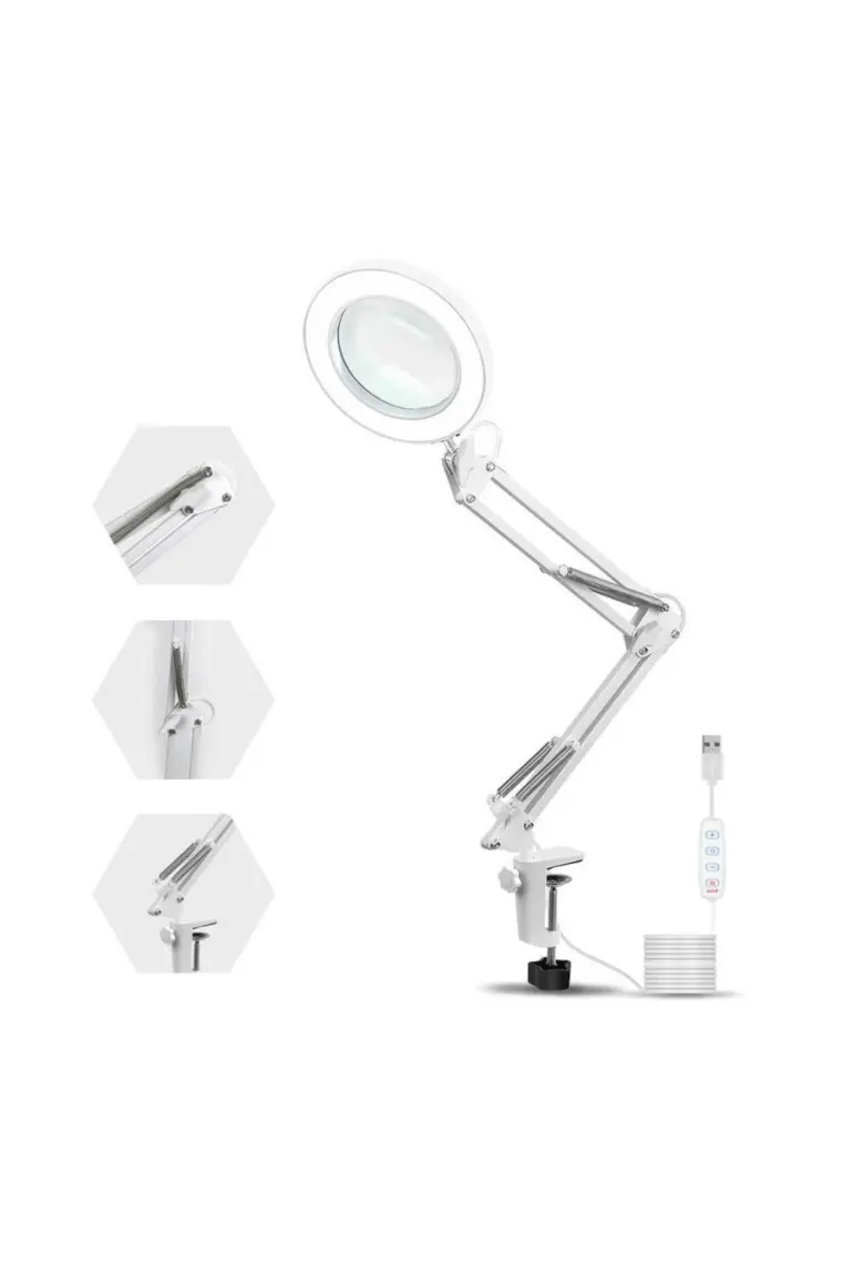Valkyrie Katlanabilir Ayarlanabilir LED Işıklı Masaüstü Büyüteç