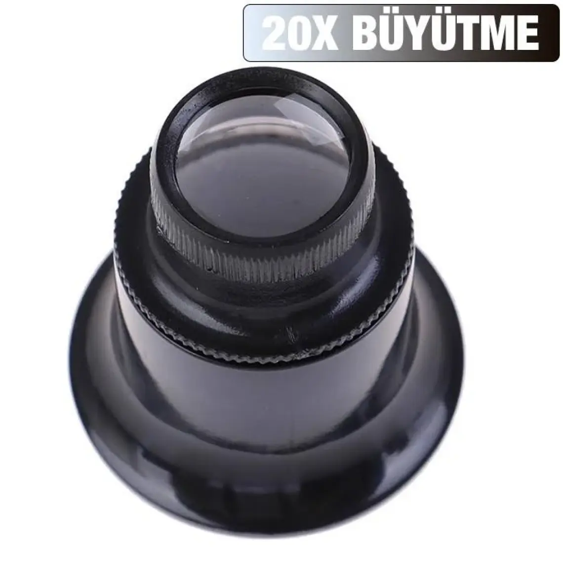 Ally Saatçi Tamirci Kuyumcu 20X Büyüteç Optik Cam Lens AL-35008
