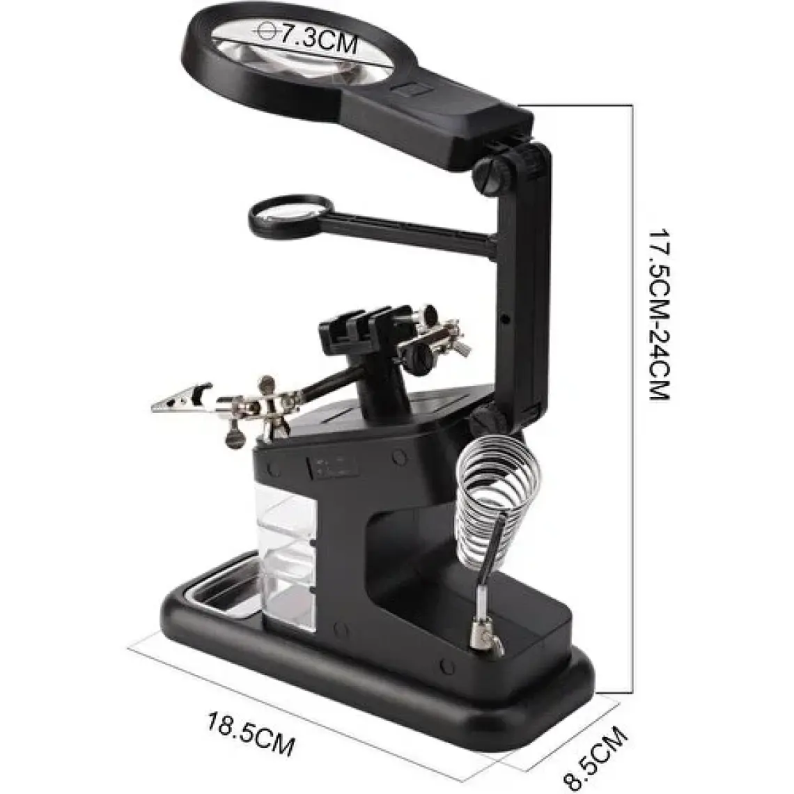 Dailytech 3x 4.5x 25X Büyütec Yardımcı El Lehimleme Havya Standı