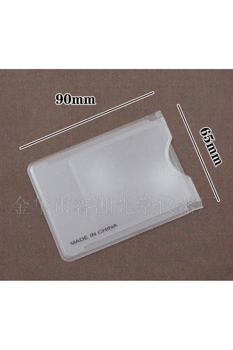 Profisher 3x Ince Kart Büyüteç Pvc Plastik Şeffaf