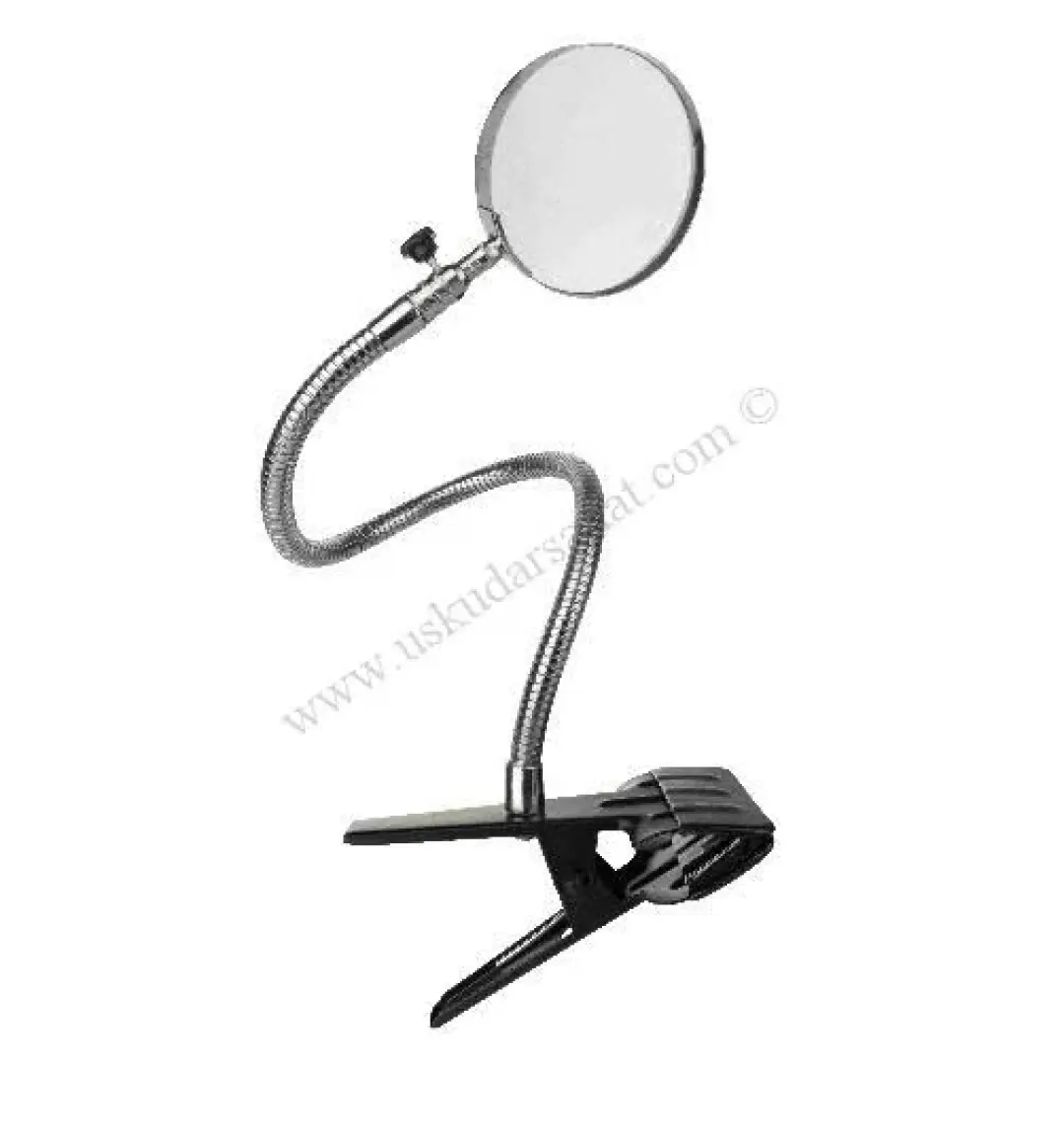 Nikula Spiralli Klipsli Büyüteç - LED Işıklı 13CM MG15120-C
