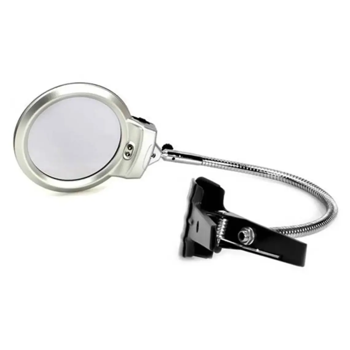 Nikula Spiralli Klipsli Büyüteç - LED Işıklı 13CM MG15120-C