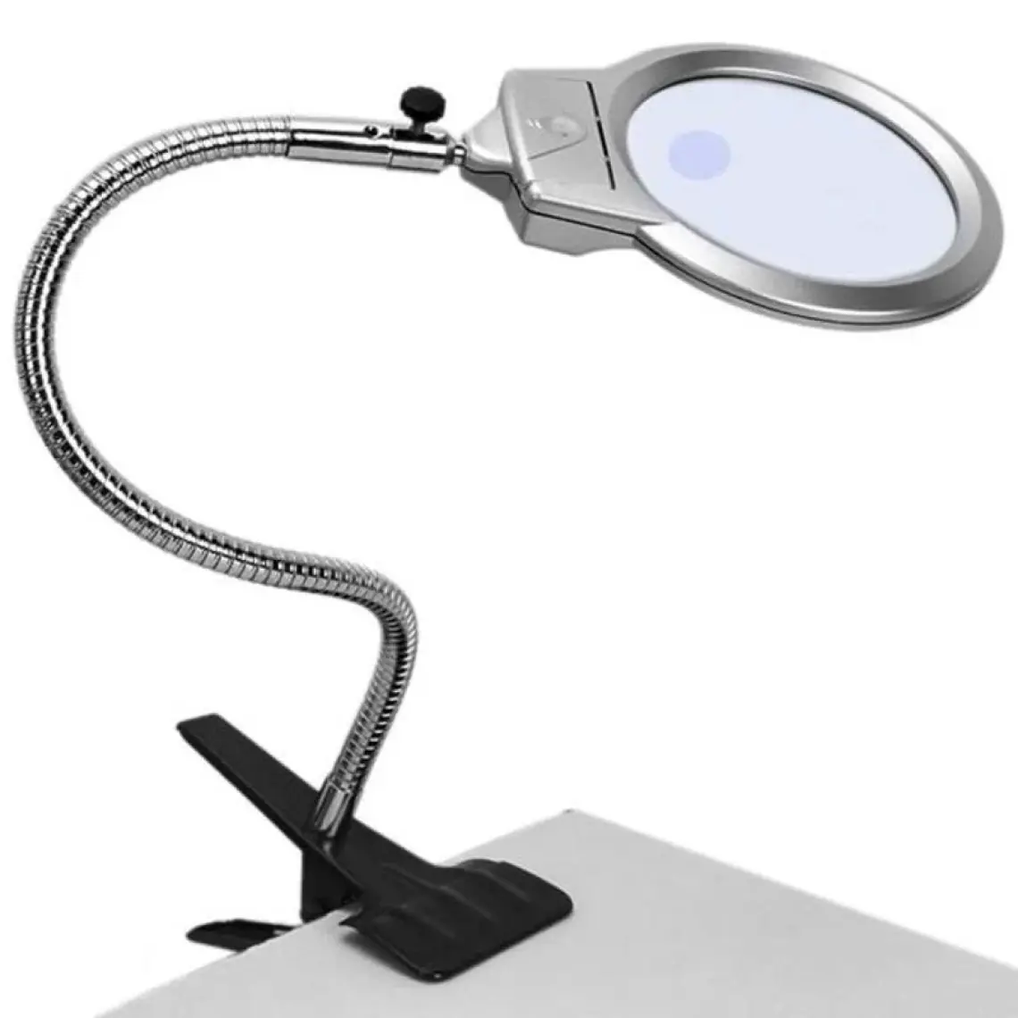 Nikula Spiralli Klipsli Büyüteç - LED Işıklı 13CM MG15120-C
