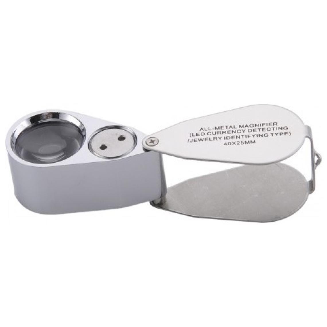 Ctn Paltava Mücevher, Kuyumcu, Para Kontrol Için Özel Kutulu Metal Işıklı Lup 40 x 25 cm