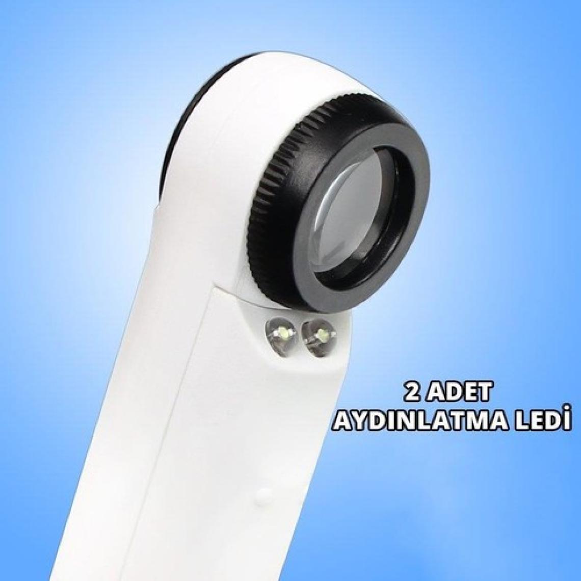 Powermaster MG6B-1B Ledli El Büyüteç 40X
