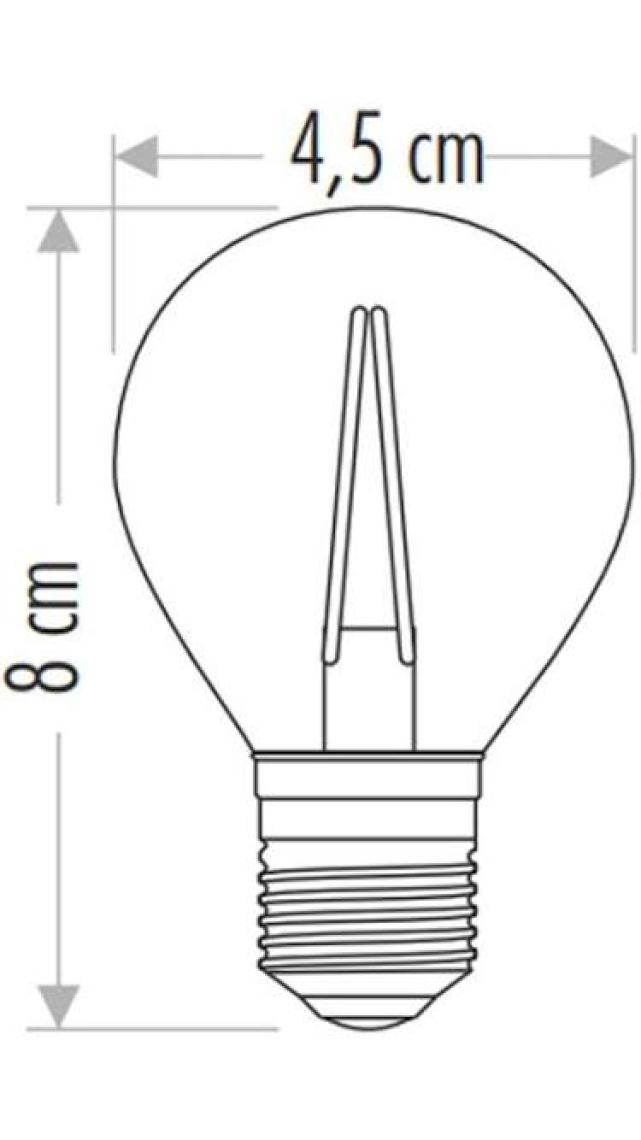 Cata 10 Adet Ct 4288 Cata 4W Flament LED Ampul Günışığı 3200K E27 Duy