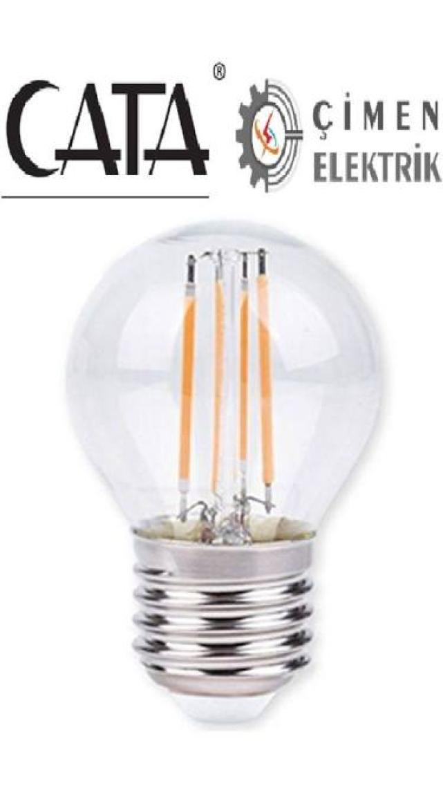 Cata 10 Adet Ct 4288 Cata 4W Flament LED Ampul Günışığı 3200K E27 Duy