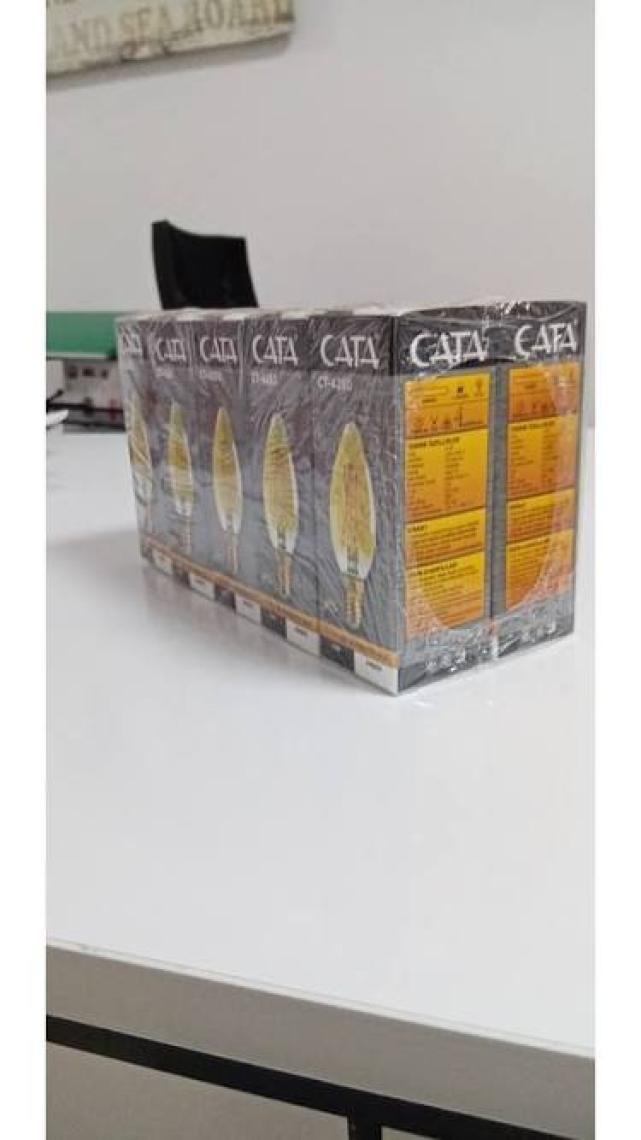 Cata CT-4280 4W E14 Rustik LED Dekoratif Buji Ampul 4'lü Paket