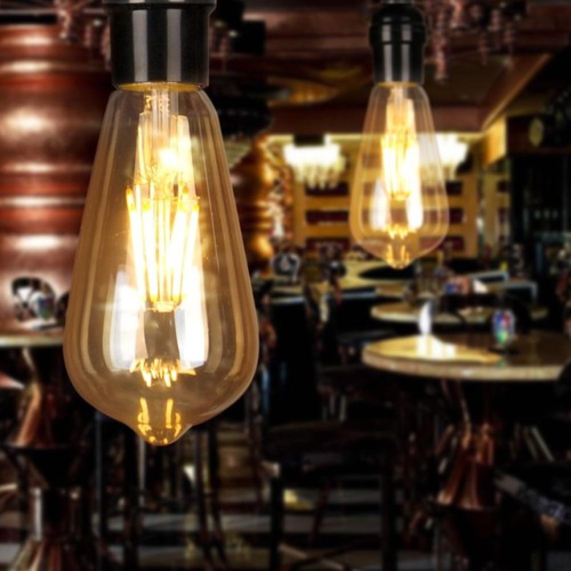 Edison St64 Flamanlı Rustik Dekoratif Led Ampul Vintage 4W-6W