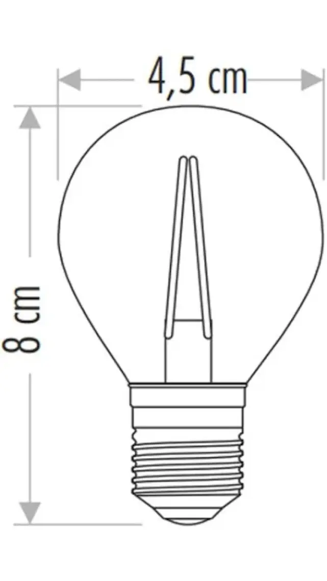 Cata 3 Adet Ct 4288 Cata 4W Flament LED Ampul Günışığı 3200K E27 Duy