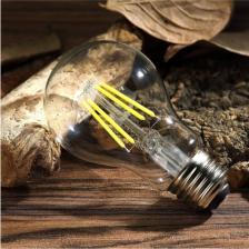 Ucuz Geldi Rustik LED Ampul 4W E27 Duy Şeffaf Cam Dim Edilebilir 3200K Gün Işığı Lambam A60 Led Ampul