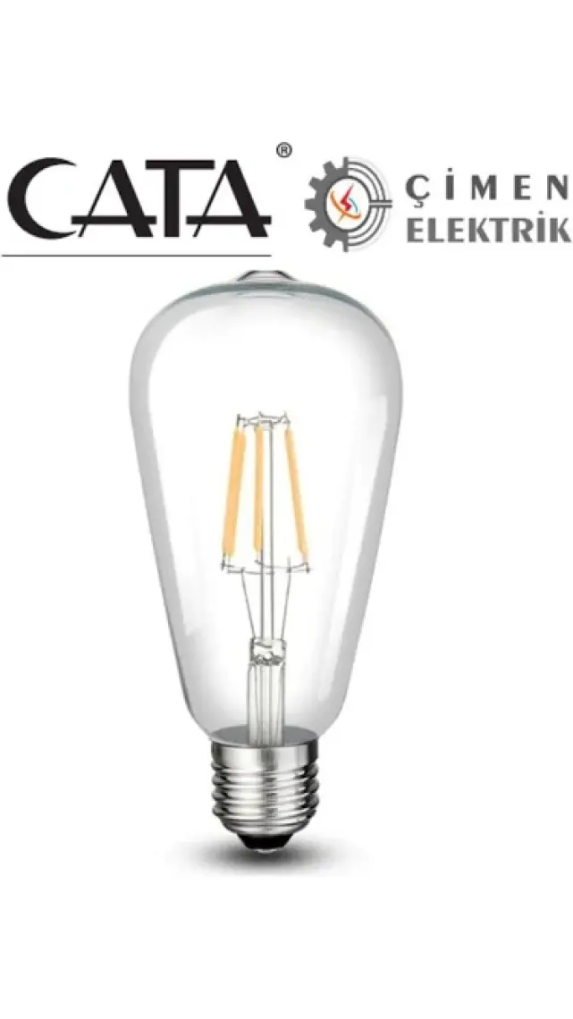 Cata Ct 4353 G Cata 8 W Rustik LED Ampul Günışığı E27 Duy