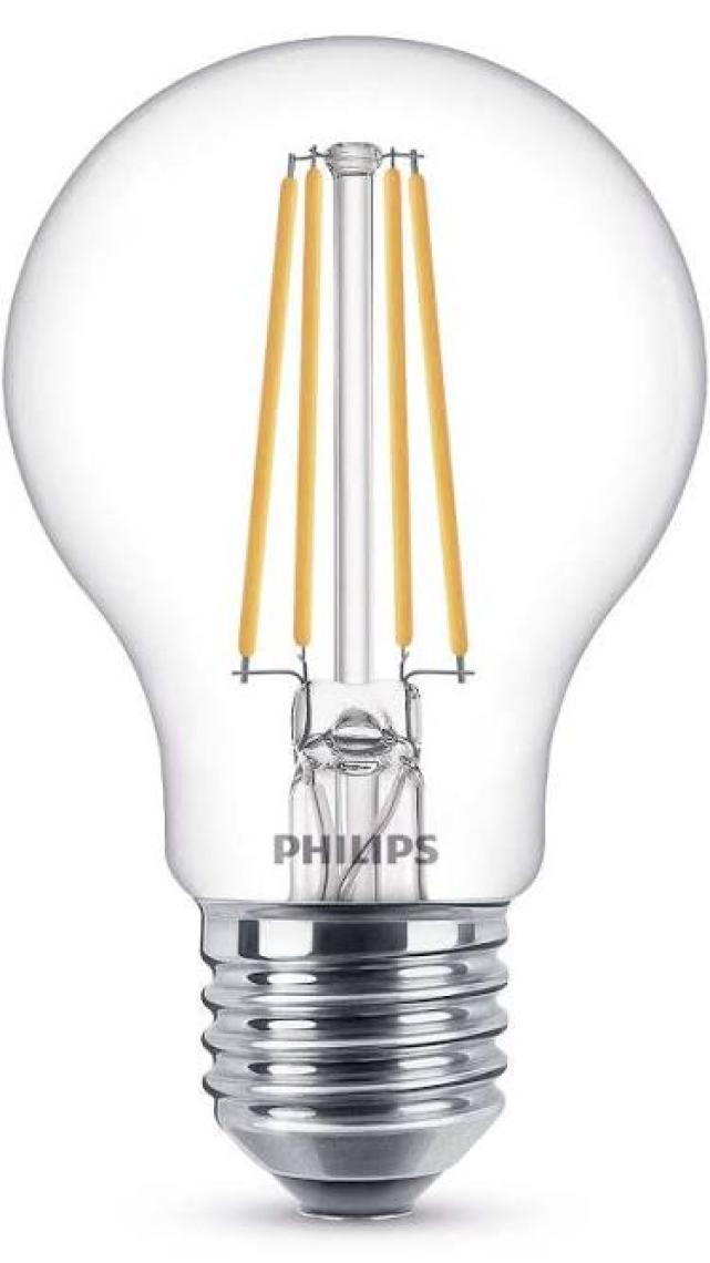 Philips LED Classic 60W A60 E27 Non-Dim 2700K Sarı Işık Filament Ampul