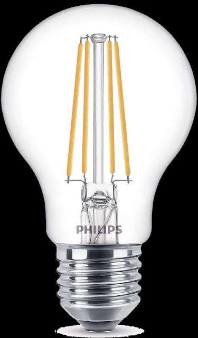 Philips LED Classic 60W A60 E27 Non-Dim 2700K Sarı Işık Filament Ampul