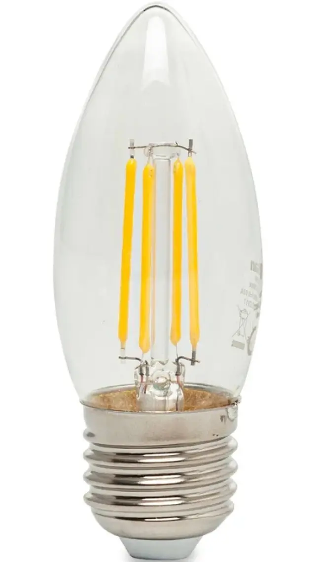 Pelsan Maxin 4W Buji Filament Led Ampul E27 3000K