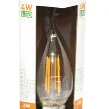 Pelsan Maxin 4W Buji Filament Led Ampul E27 3000K