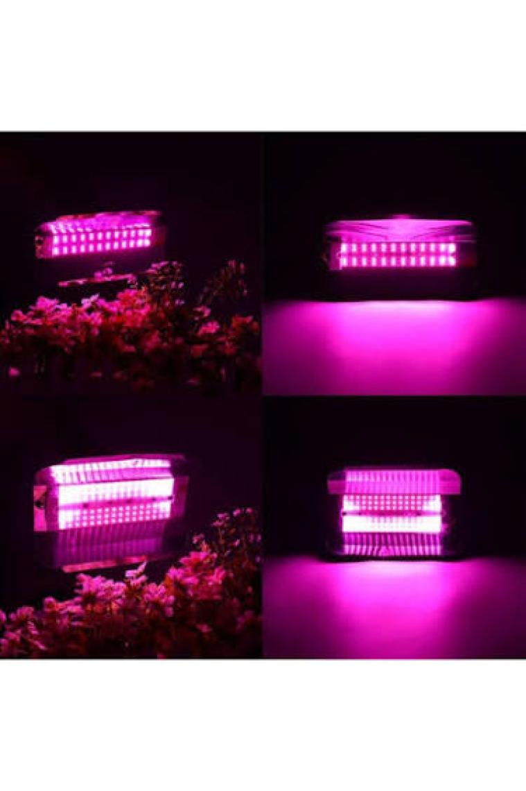 Profisher Tam Spektrum Fito Bitki  Büyütme LED Işık 50W Ac 220V 180° Ip 65 Su Geçirmez