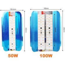 Profisher Tam Spektrum Fito Bitki  Büyütme LED Işık 50W Ac 220V 180° Ip 65 Su Geçirmez