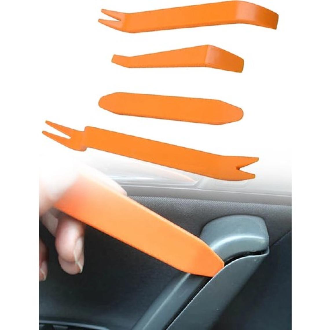 UniChrome Çok Fonksiyonlu 4 Parça Oto Teyp Döşeme Trim Sökme Aparatı