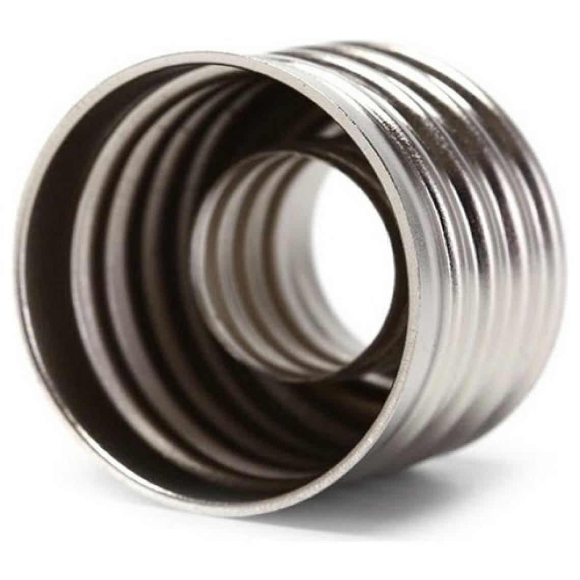 Detay Kablo E27 To E14 Duy Dönüştürücü Adaptör (E27 Duyda E14 Ampul) (Metal)