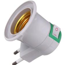 Electric Anahtarlı Duy Fiş Beyaz Renk