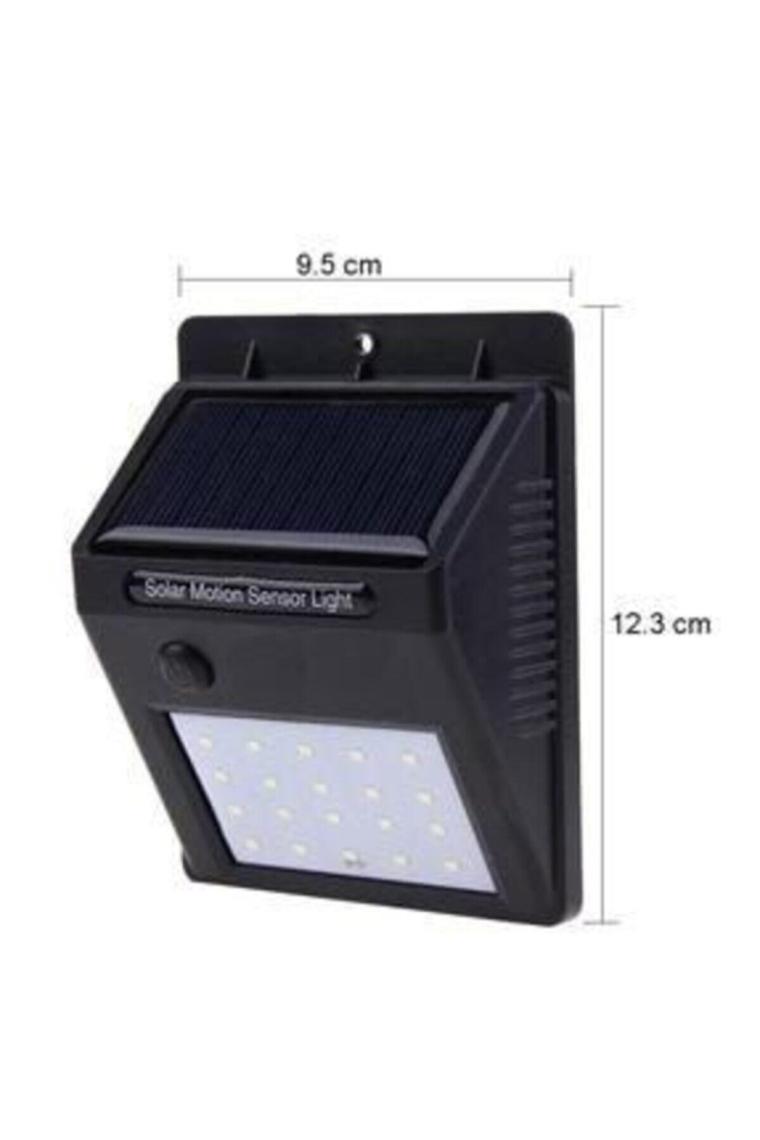 Pazariz Güneş Enerjili Sokak Lambası Solar Bahçe Armatürü Aydınlatması Dış Mekan Işık 20 LED