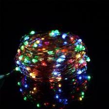 Brc Toptan Pilli Renkli Peri LED Işık Dekoratif Aydınlatma 5 Metre Rgb LED