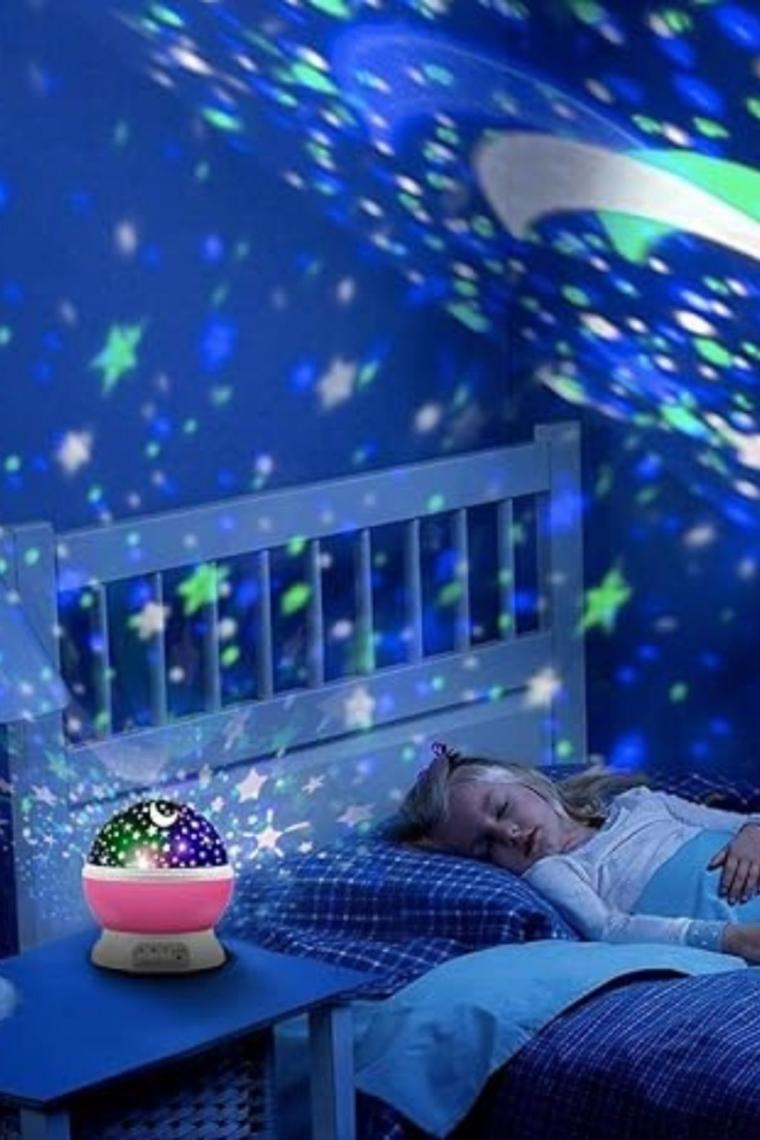 Strongart Dönen Star Master Renkli Yıldızlı  Gökyüzü Projeksiyon Gece Lambası