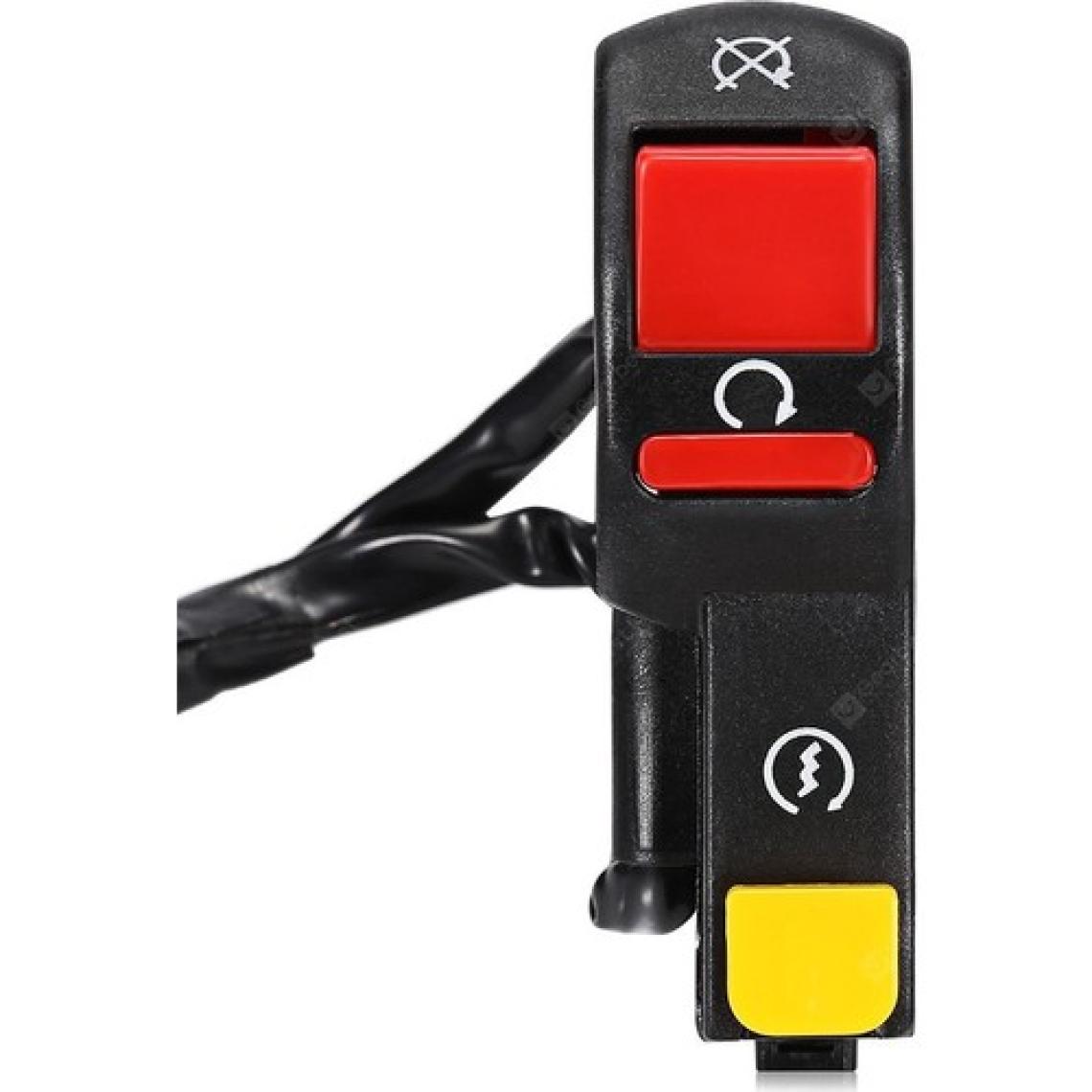 Knmaster Gidon Tipi Motosiklet Aç Kapa + Bas Çek Butonu