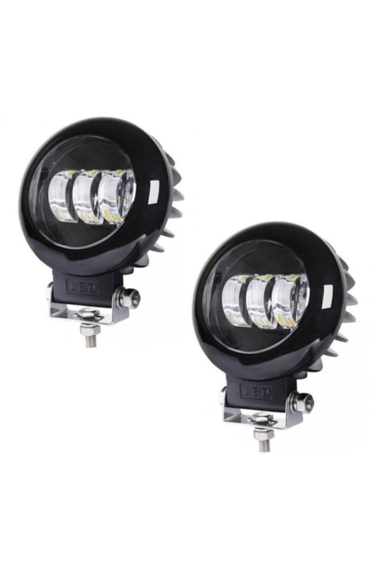Knmaster Runden 30W Motosiklet / Off Road LED Sis Farı Takım