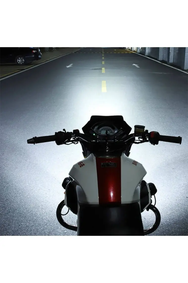 KNMASTER Husky 20W Beyaz Motosiklet Led Sis Farı
